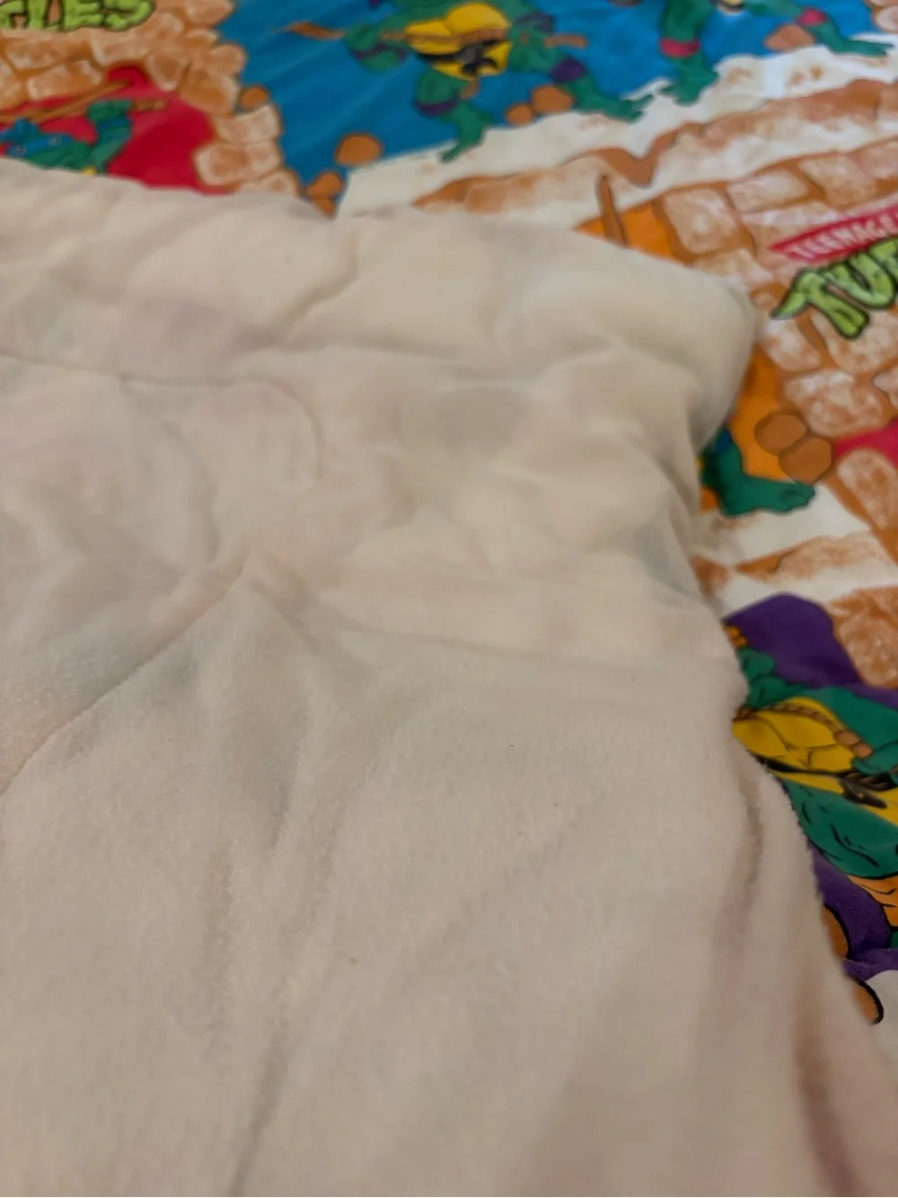 Vintage 1988 Teenage Mutant Ninja Turtles FULL Size Comforter Mirage USA 87x76”